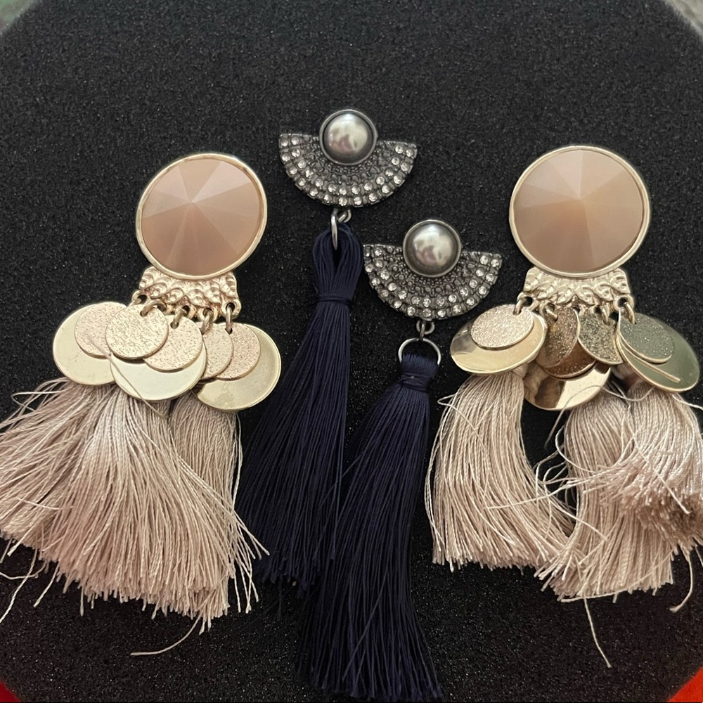 Tassel drop earrings for women